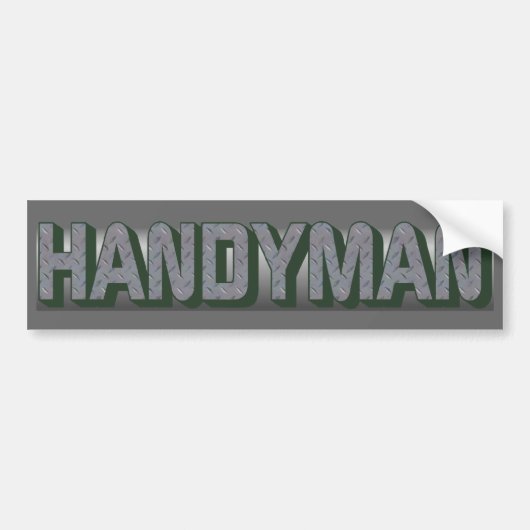 HANDYMAN Bumpersticker (Voorkant)