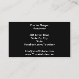 Handyman Business Card Visitekaartje