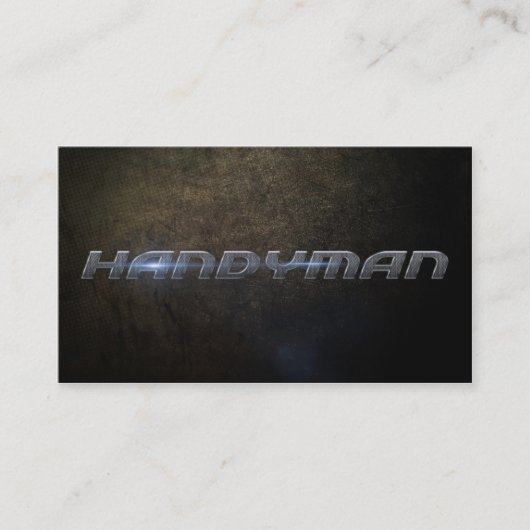 Handyman business card visitekaartje (Voorkant)