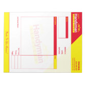 Handyman Business Factuurpad - Home Business Notitieblok (Voorkant)