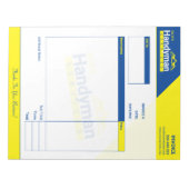 Handyman Business Factuurpad - Home Business Notitieblok (Voorkant)