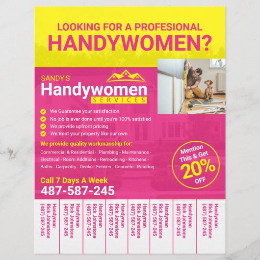Handyman Business Flyer - Home Business (Voorkant)