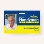 Handyman Business Metal Clip Badge - Home Business (Voorkant)