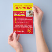 Handyman Business Promo Flyer - Home Business (Hand)