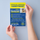 Handyman Business Promo Flyer - Home Business (Hand)