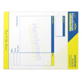 Handyman Business Quote Pad - Home Business Notitieblok (Voorkant)