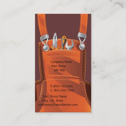 Handyman Business Visitekaartje (Voorkant)