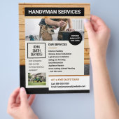 Handyman Carpenter Home Renovaties Diensten Flyer (Hand)