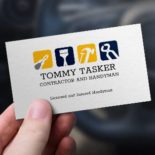 Handyman Carpenter Home reparatie Gereedschappen L Visitekaartje