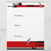 Handyman Carpenter Painter Flyer (Achterkant)