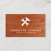 Handyman Carpenter Repair & Maintenance Service  Visitekaartje (Voorkant)