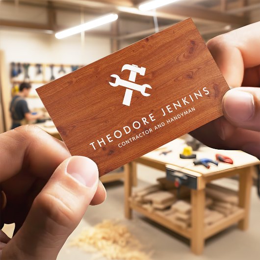 Handyman Carpenter Repair & Maintenance Service  Visitekaartje