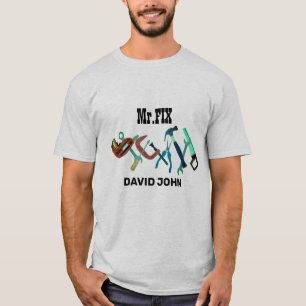 Handyman Carpenter Repairman Tools Construction T-shirt