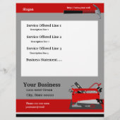 Handyman Carpenter Tool Box Flyer (Voorkant)