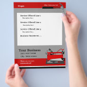 Handyman Carpenter Tool Box Flyer (Hand)