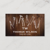  handyman Carpenter Tools Busi Visitekaartje (Voorkant)