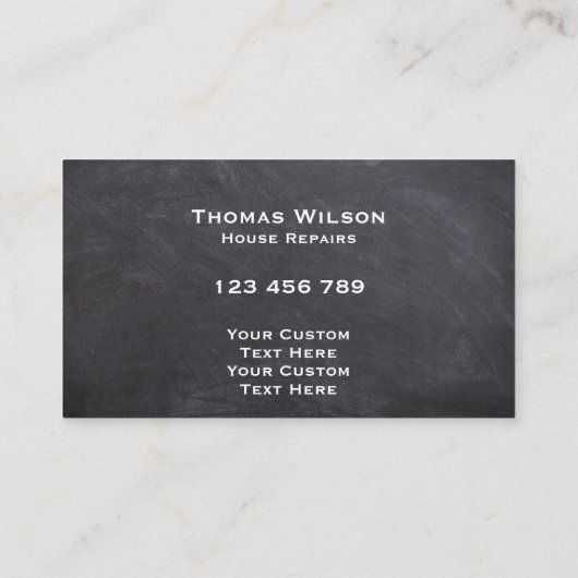  handyman Carpenter Tools Busi Visitekaartje (Achterkant)