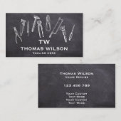  handyman Carpenter Tools Busi Visitekaartje (Voorkant / Achterkant)