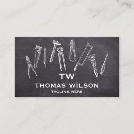  handyman Carpenter Tools Busi Visitekaartje