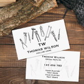  handyman Carpenter Tools Busi Visitekaartje