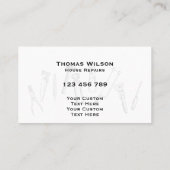  handyman Carpenter Tools Busi Visitekaartje (Achterkant)