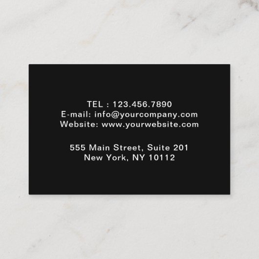 Handyman / Carpenter Tools Home Improving Wood Visitekaartje (Achterkant)