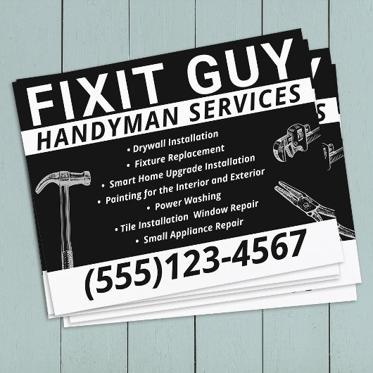 Handyman Carpentry Flyer