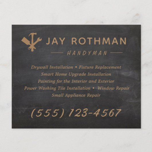 Handyman / Carpentry Tools Home Improvement Flyer