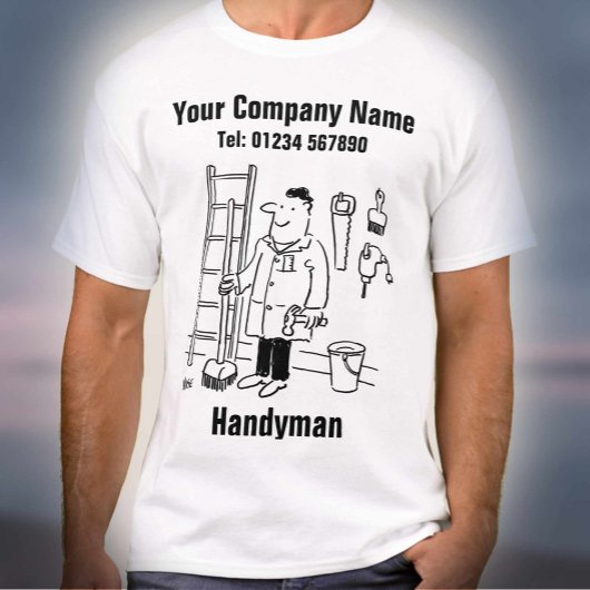 Handyman Cartoon T-shirt