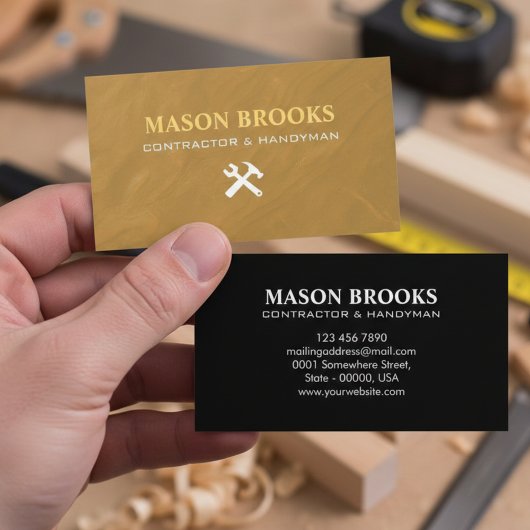 Handyman & Construction Branding Visitekaartje