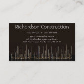 Handyman, Construction, Builder, Carpenter Visitekaartje (Achterkant)