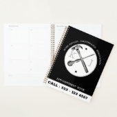 Handyman Construction Business Logo Black - Aangep Planner (Display)