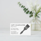 Handyman Construction Cool Housepainter Visitekaartje (Staand voorkant)