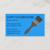 Handyman Construction Cool Housepainter Visitekaartje (Voorkant)