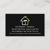 Handyman Construction Unieke nieuwe Visitekaartjes (Voorkant)