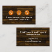 Handyman Construction Visitekaartjes (Voorkant / Achterkant)