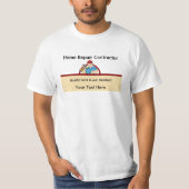 Handyman Contractor Home Repair Carpenter T-shirt (Voorkant)