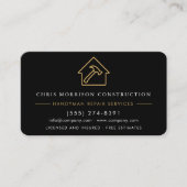 Handyman Contractor QR-code Visitekaartje (Voorkant)