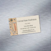 Handyman Custom Carpenter Magnetisch Visitekaartje (Voorbeeld)