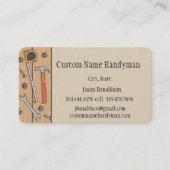 Handyman Custom Visitekaartjes (Voorkant)