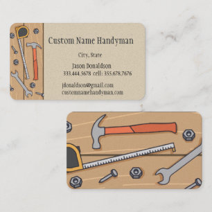 Handyman Custom Visitekaartjes
