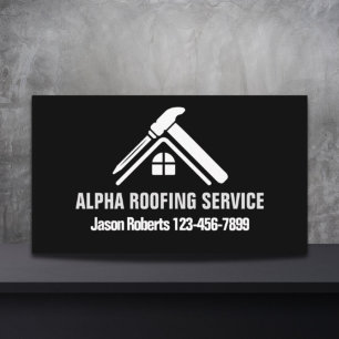 Handyman Dak Reparatie Bouw Dakbedekking Roofer Visitekaartje