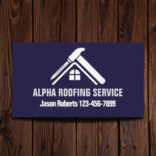 Handyman Dak Reparatie Bouw Dakbedekking Roofer Visitekaartje