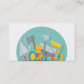 Handyman de heer Fixit Custom Visitekaartjes (Achterkant)