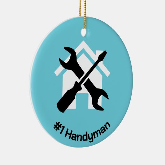 Handyman Design Keramisch Ornament (Rechts)
