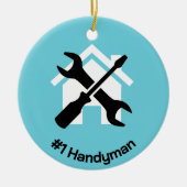 Handyman Design Keramisch Ornament (Voorkant)