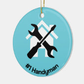 Handyman Design Keramisch Ornament (Links)