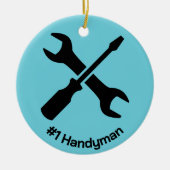 Handyman Design Keramisch Ornament (Voorkant)