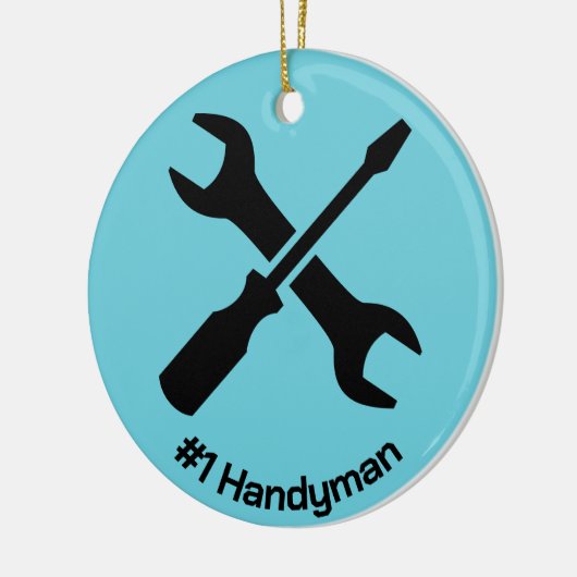 Handyman Design Keramisch Ornament (Links)