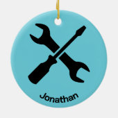 Handyman Design Keramische Versiering Keramisch Ornament (Achterkant)